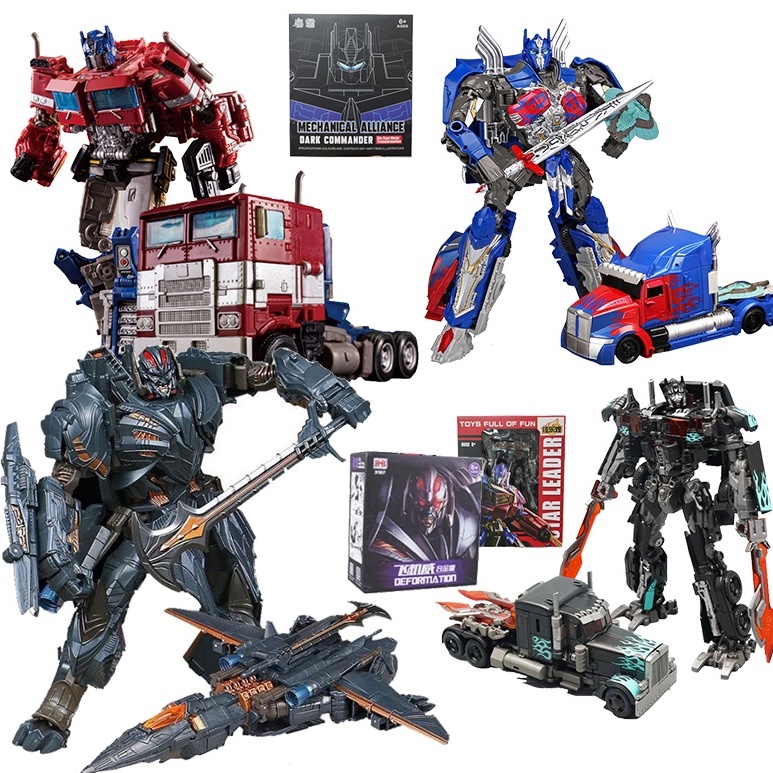 ใหม่ ขายดี โมเดลหุ่นยนต์ Transformerbot Transformers Robot Optimus Prime Convoy Megatron Bumblebee ของเล่นสําหรับเด็ก