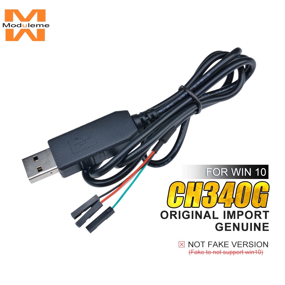 Ch340g อะแดปเตอร์แปลง USB เป็น TTL Serial USB เป็น RS232 TTL ซ็อกเก็ตตัวเมีย 4 Pin สําหรับสายเคเบิลด