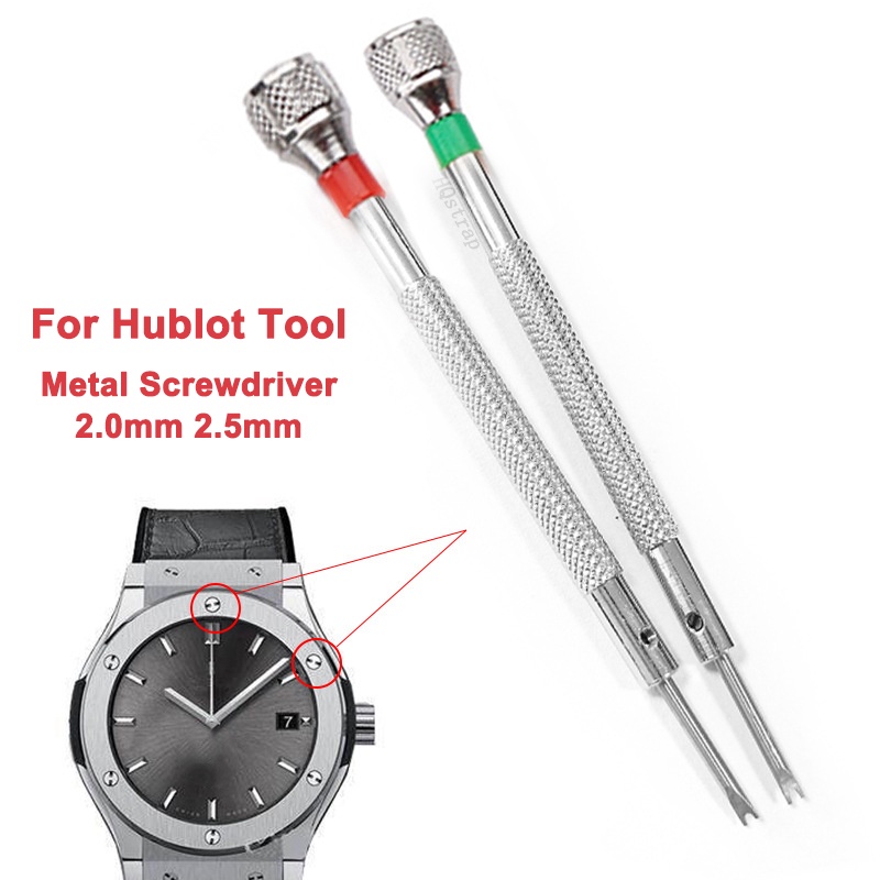 ไขควงโลหะ 2.0 มม. 2.5 มม. คุณภาพสูง อุปกรณ์เสริม สําหรับสายนาฬิกาข้อมือ Hublot