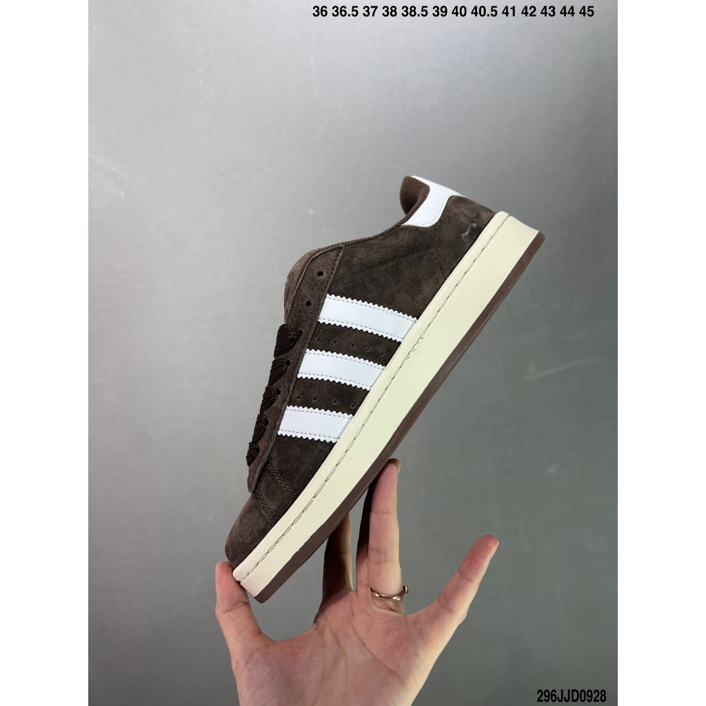 2024 Adidas Originals Campus 00s H03472 ป้องกันการลื่นไถลและสวมใส่แฟชั่นรองเท้ากีฬาลำลองGenuine damp