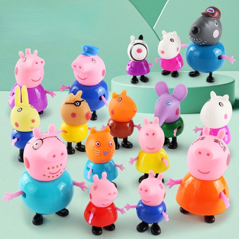 ชุดตุ๊กตา Peppa Pig George ของเล่นสําหรับเด็ก