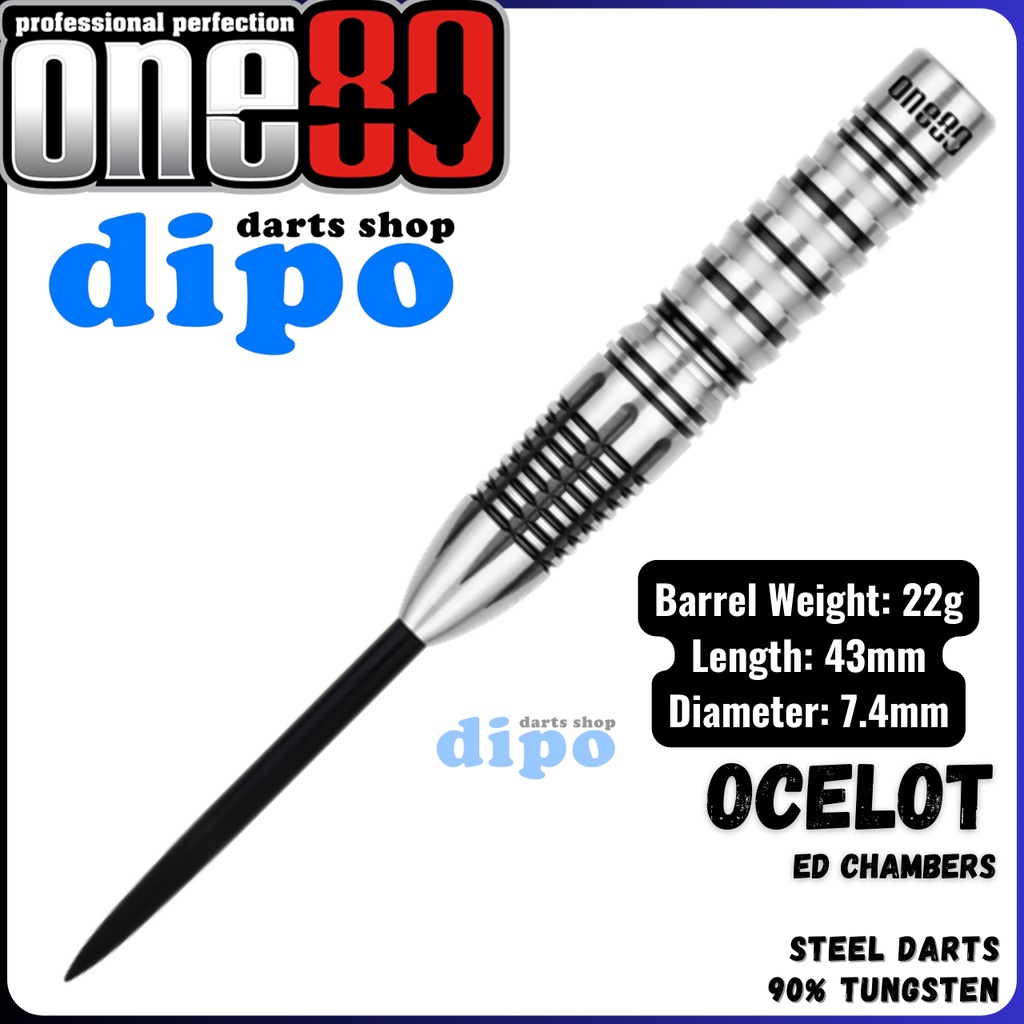 ONE80 OCELOT 2 ( ED Chambers model) - ONE80 Steel Darts