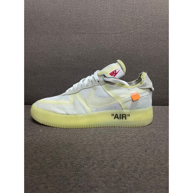 ♞,♘NIKE 7.5uk / Nike Air Force 1 Low x OFF-White The Ten 2017