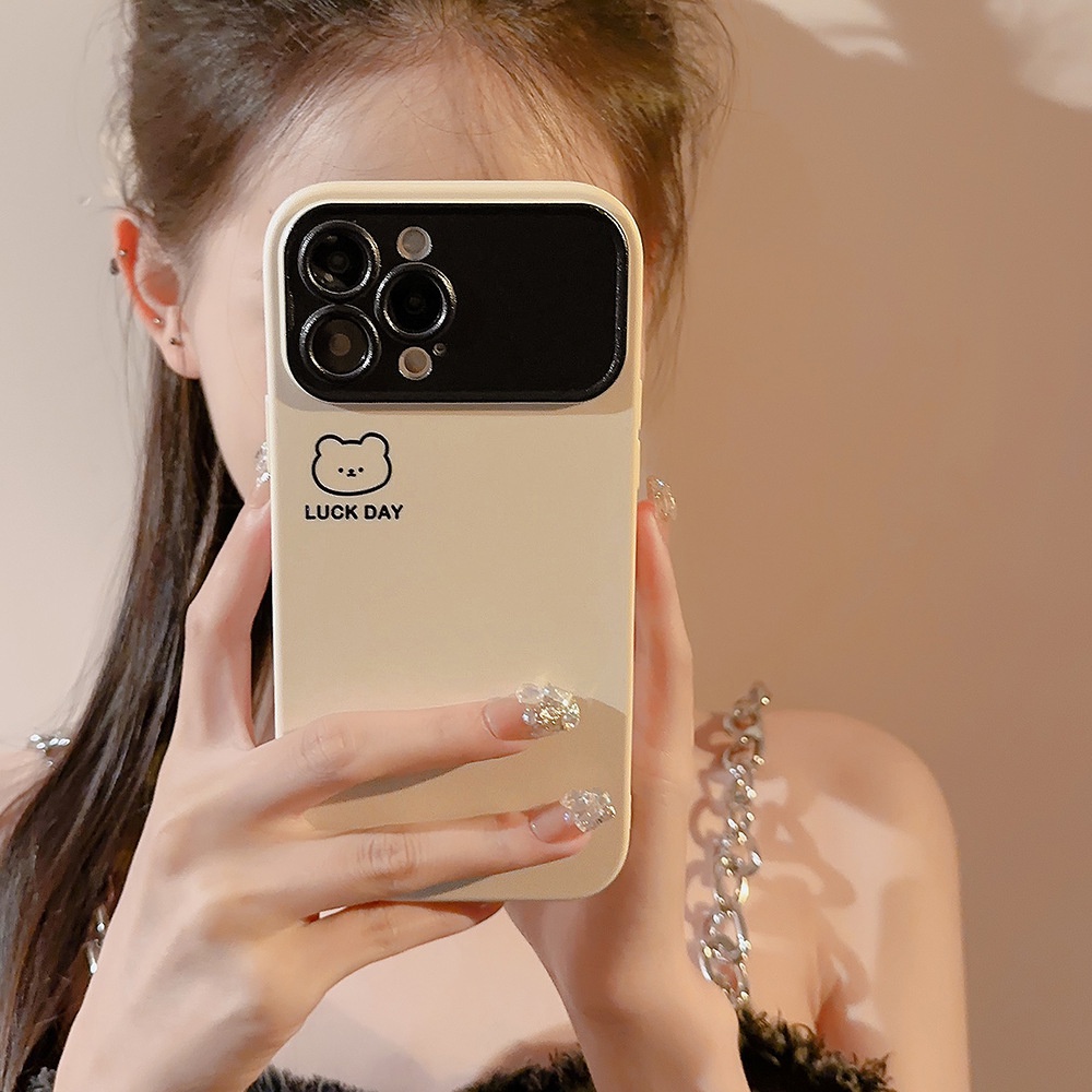 เคสโทรศัพท์มือถือ ซิลิโคน tpu กันกระแทก ลายการ์ตูนหมี สําหรับ iphone 11 12 13 14 15 pro max plus x xr xs max 7 8 plus se2020 ราคา ถูกที่สุด ดีลบีเคเค แกลเลอรีภาพที่ 7