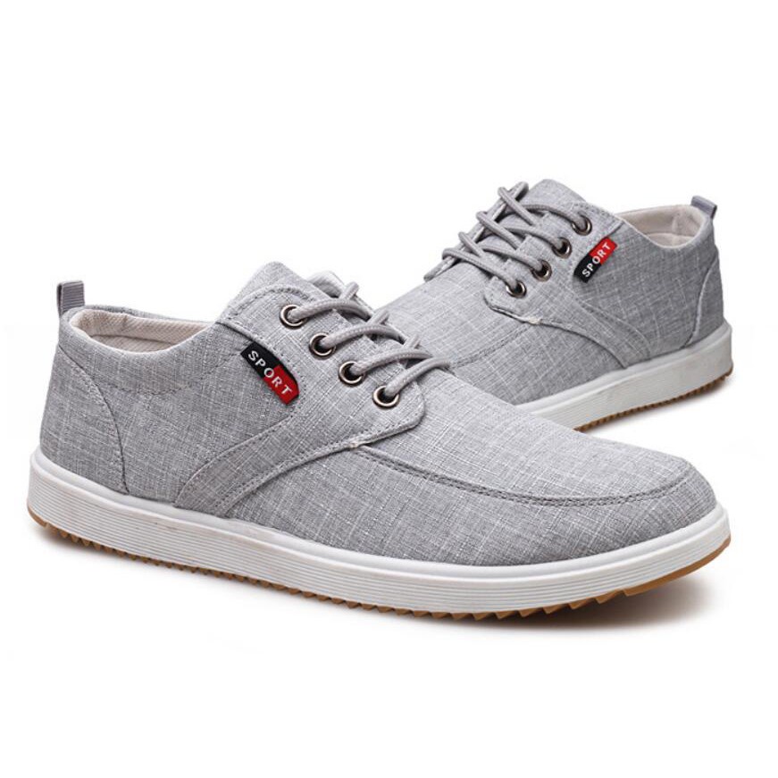 รองเท้าผ้าใบลำลอง แบบผูกเชือก ราคาส่ง คุณภาพดี READY STOCK Sneakers Men Shoes Men Canvas Shoes Wholesale Casual Shoes