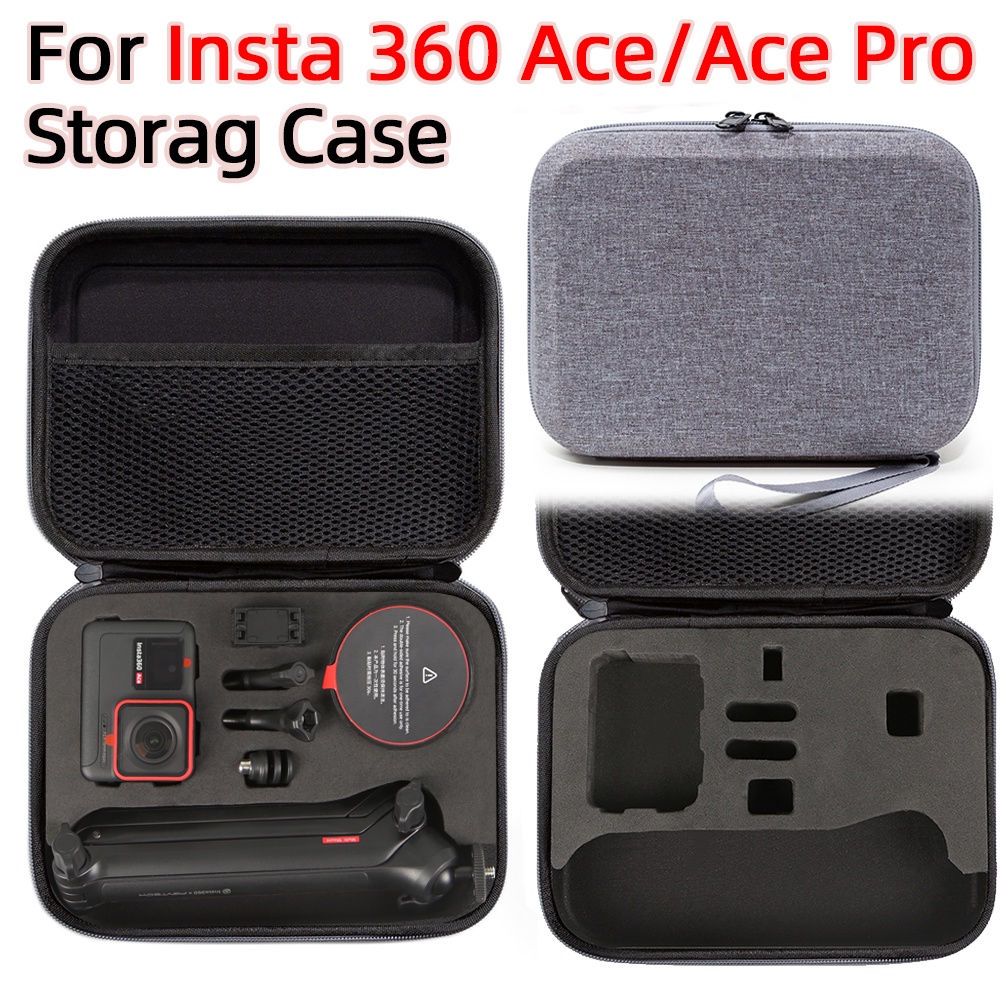 กระเป๋าเก็บกล้อง แบบพกพา อุปกรณ์เสริม สําหรับ Insta360 Ace Pro Ace