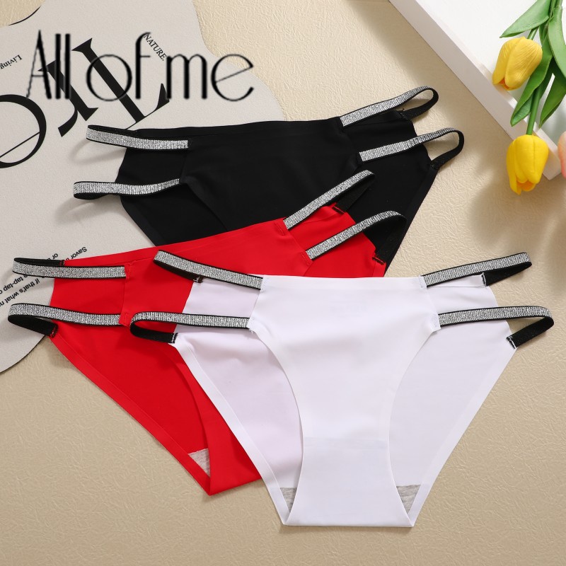 Allofme กางเกงชั้นใน ไร้รอยต่อ และไม่มีรอยต่อ ดีไซน์ X-Waist นุ่ม และสบาย สําหรับผู้หญิง