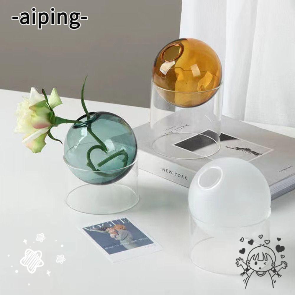 Aiping แจกันแก้ว หลากสี สําหรับตกแต่งบ้าน ห้องนั่งเล่น