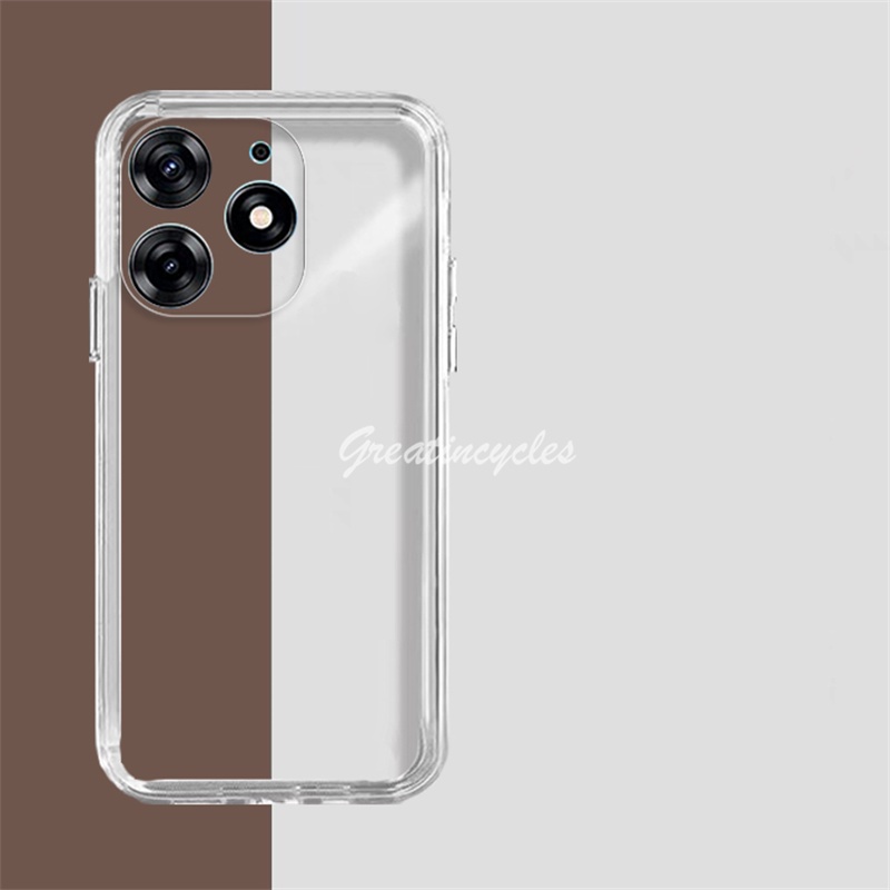 Tecno Spark 20C BG7 / Spark 20 KJ5 / Spark 20 Pro KJ6 เคสโทรศัพท์โปร่งใส Soft TPU ฝาหลัง