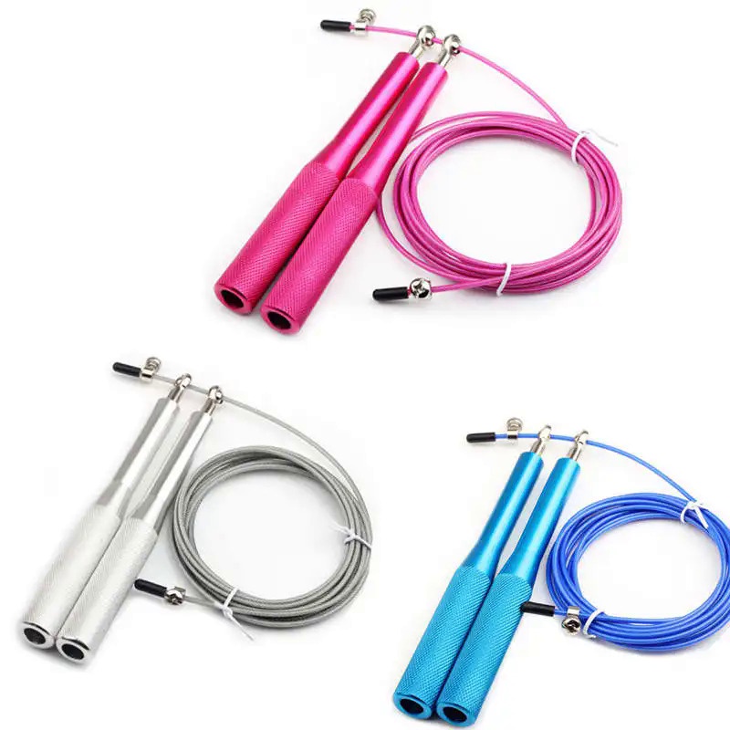 Speed Jump Rope Men Women Kids Skipping Rope Gym Workout Equipment Steel Wire Bearing Adjustable Fitness MMA Training
