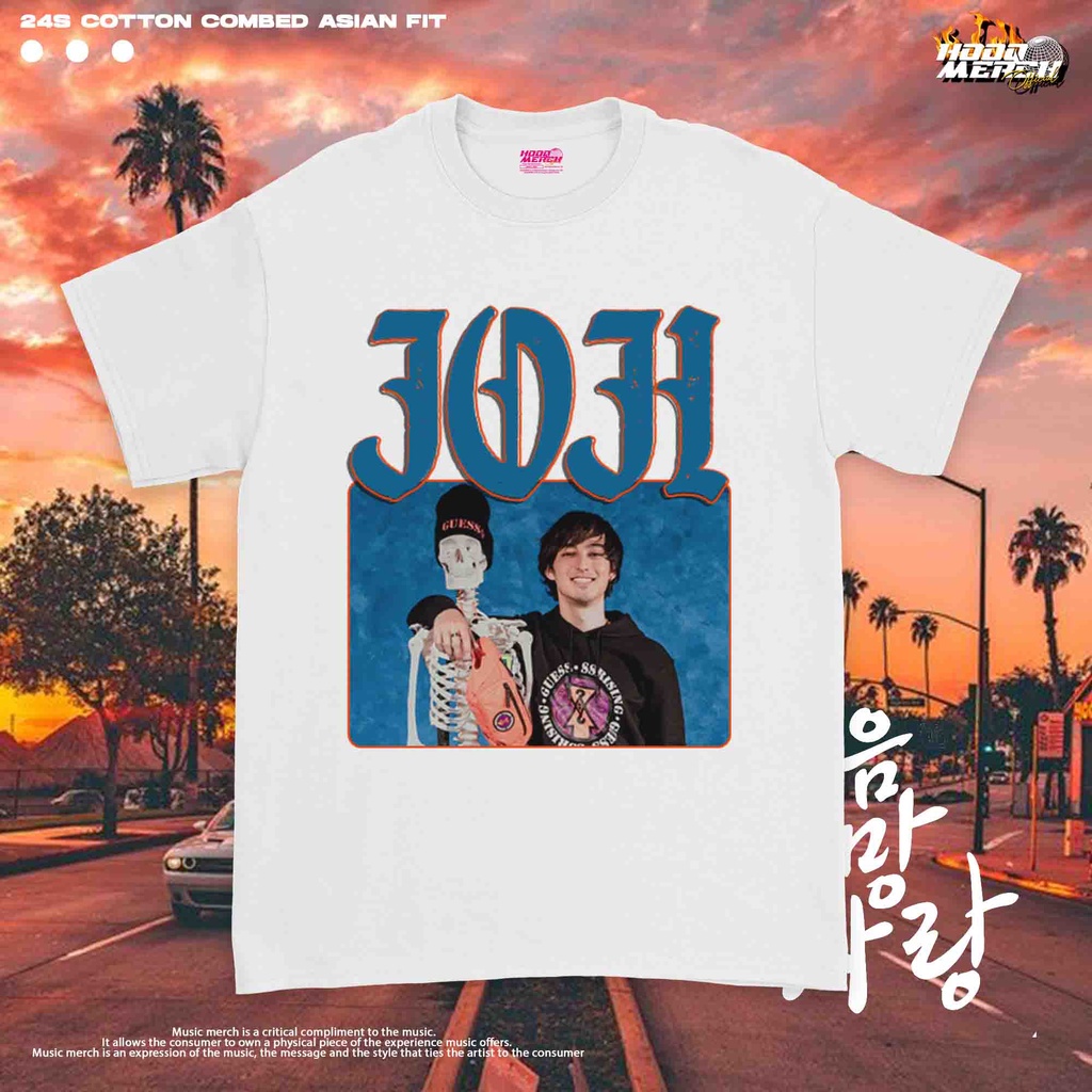 ดูดีนี่ เสื้อยืด ลาย JOJI BAND - 88 DEBUT UNISEX JOJI Clothing JOJI JOJI 88 RISING เสื้อยืดผู้ชายและ