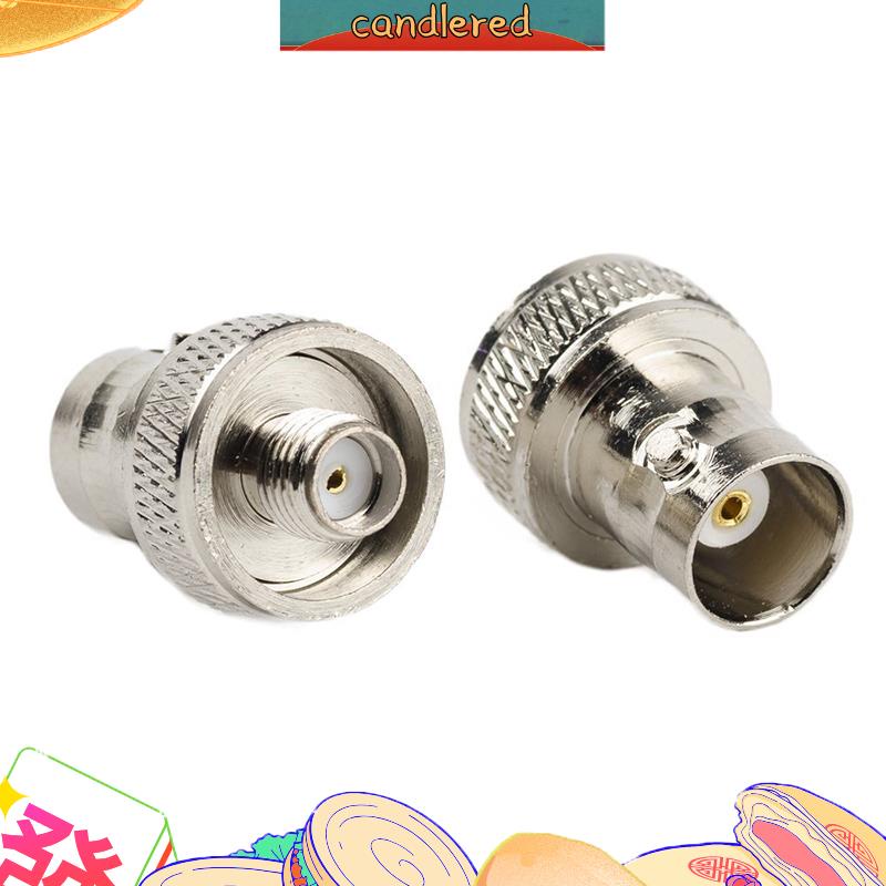 อะแดปเตอร์แปลง SMA ตัวเมีย เป็น BNC ตัวเมีย สําหรับวิทยุสองทาง UV-5R FD-880 2 ชิ้น