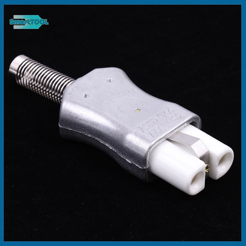 Utzn> ใหม่ ปลั๊กซ็อกเก็ตเชื่อมต่อสายไฟ IEC C8 เซรามิค ตัวผู้ ตัวเมีย อุณหภูมิสูง 6 มม. 35A สําหรับเตาอบไฟฟ้า