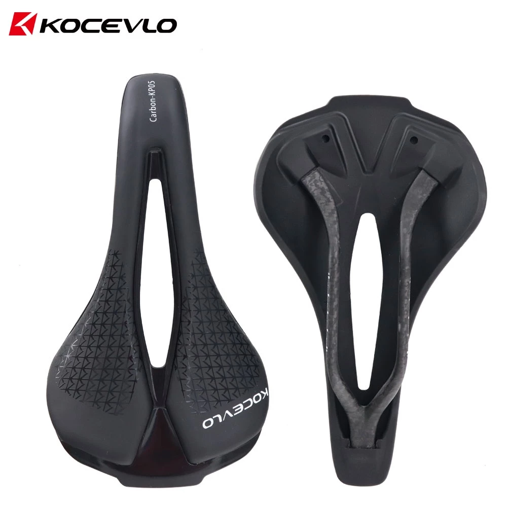Kocevlo อานนั่งจักรยาน หนัง Pu คาร์บอนไฟเบอร์ น้ําหนักเบา สําหรับจักรยานเสือภูเขา Evo