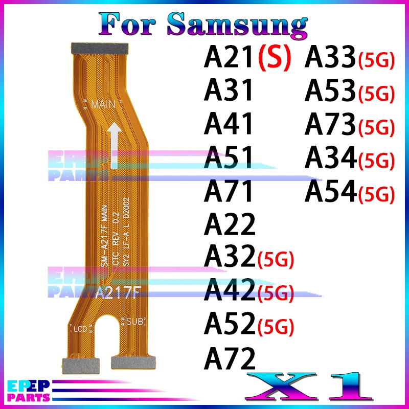 เมนบอร์ดเชื่อมต่อสายเคเบิลอ่อน สําหรับ Samsung Galaxy A21S A31 A41 A51 A71 A22 A32 A42 A52 A72 A33 A53 A73 A34 A54 5G