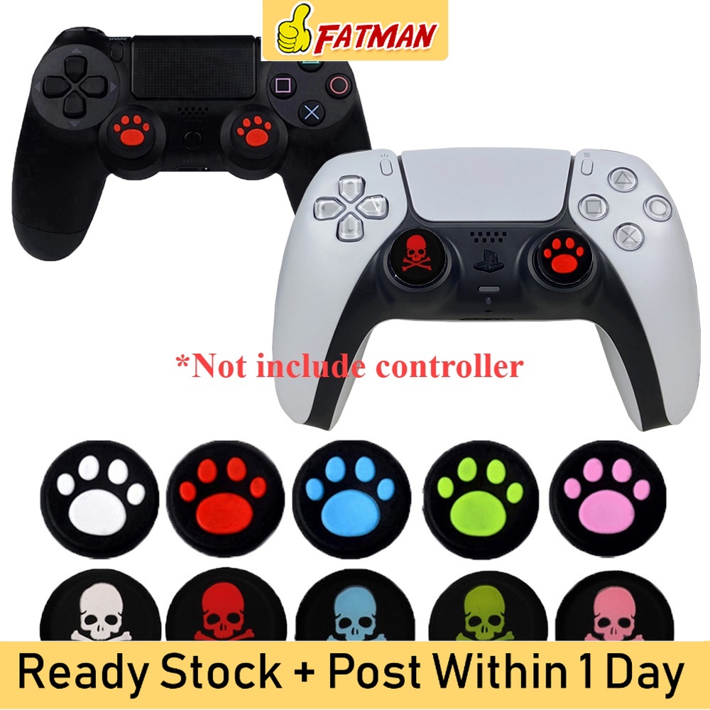 Analog THUMB GRIP CAT PAW SKULL 1 PC สําหรับ PS5 PS4 XBOX 360 NINTENDO SWITCH PRO CONTROLLER JOY STICK GA006