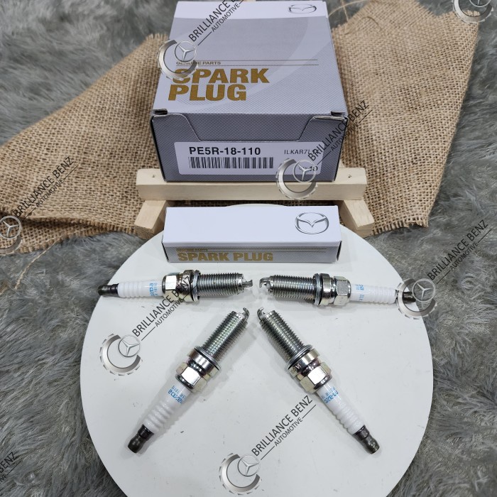 IRIDIUM SPARK PLUG MAZDA 2 3 4 5 6 CX5 CX3 BIANTE SKYACTIV PE5R-18-110