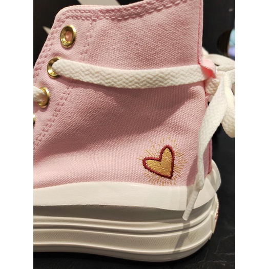 Converse Chuck Taylor All Star Move Hi "Valentine's Day" women's light weight heightened thick-sole