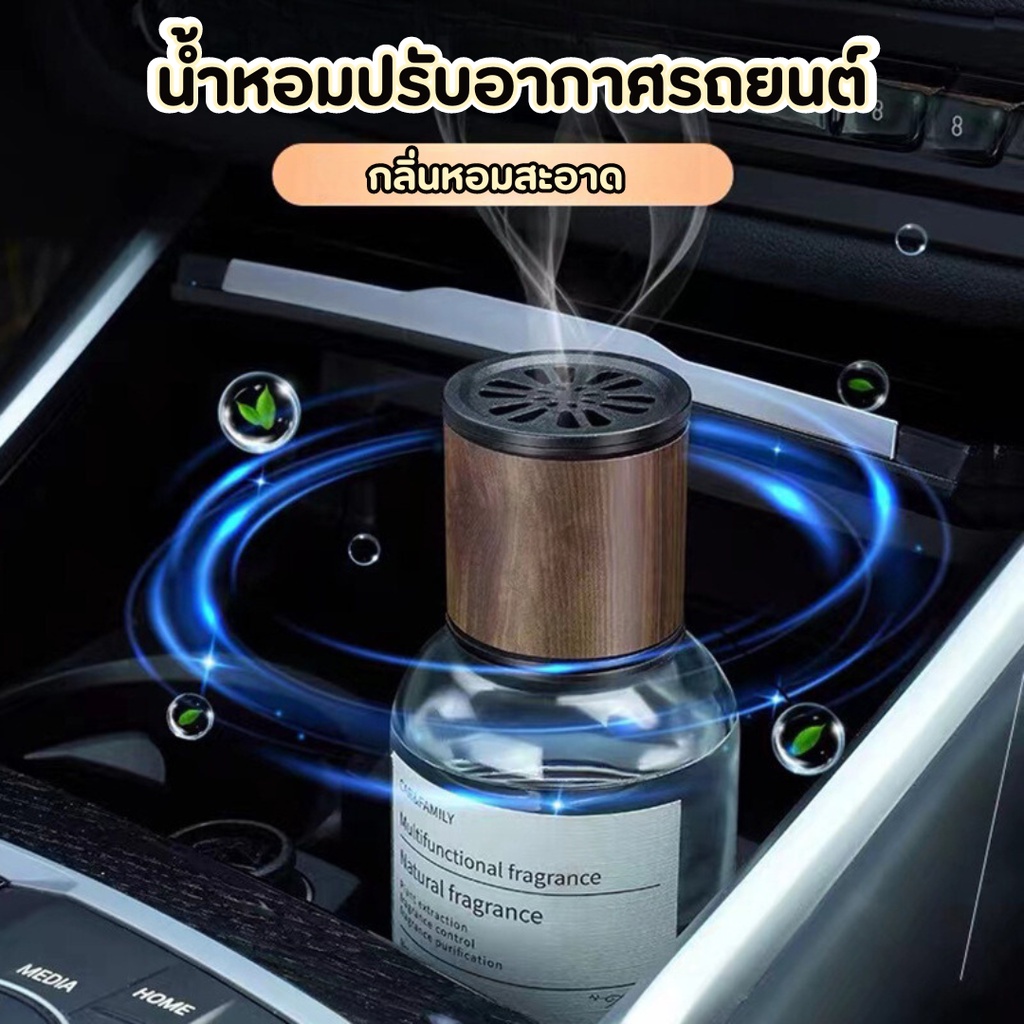 น้ำหอมรถยนต์ น้ำหอมปรับอากาศรถยนต์ 6 กลิ่น น้ำหอมในรถ 160ML แผ่นหอมปรับอากาศ [HG60]