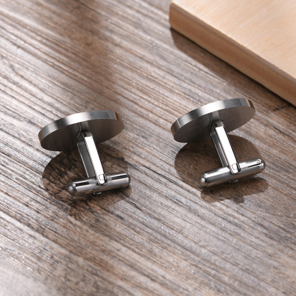 Vnox กระดุมข้อมือสเตนเลส ของขวัญแต่งงาน สําหรับผู้ชาย - รูปที่ 6