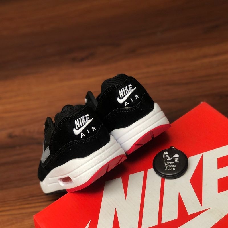 Sepatu Nike air max 1 black oil red แฟชั่น
