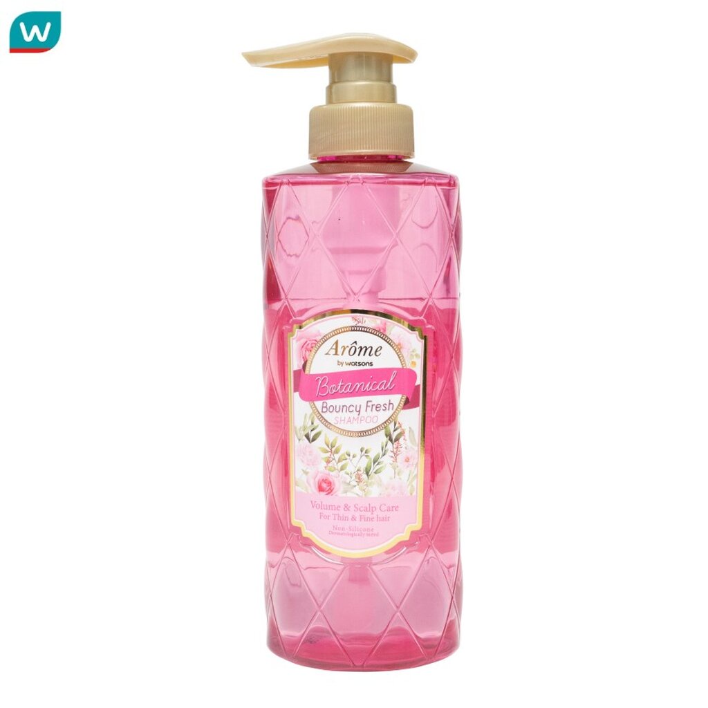 Arome by Watsons อะโรมิ บาย วัตสัน โบทานิคอล เบาซ์ซี่ เฟรช แชมพู วอลลุ่ม แอนด์ สแคลพ์ แคร์ 500มล.