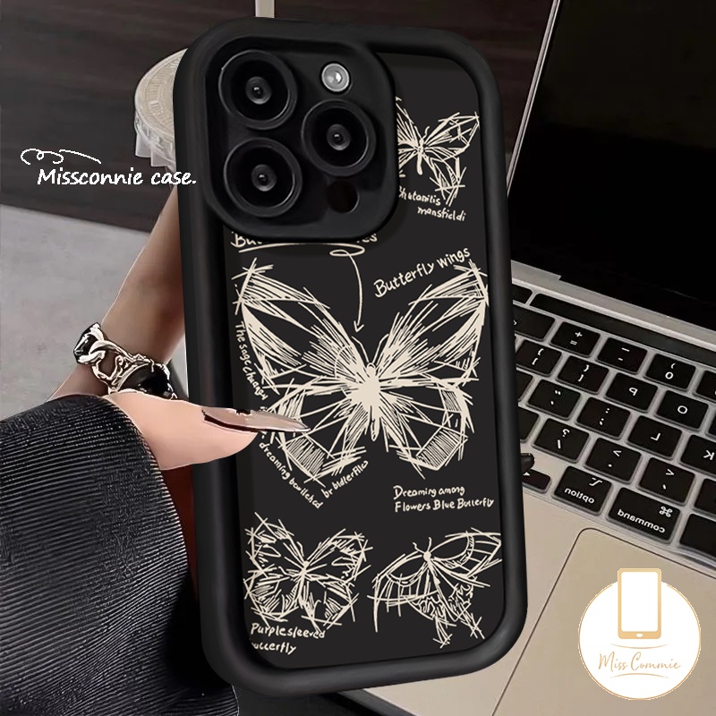 เคสโทรศัพท์มือถือนิ่ม ลายกราฟฟิตี้ ตัวอักษร ตานางฟ้า ผีเสื้อ สไตล์เรโทร สําหรับ VIVO Y17s Y11 Y16 Y02 Y21 Y15A Y91 Y12i Y12 Y31 Y36 Y50 Y35 Y20s Y17 Y22 Y20i Y27 Y33 Y27s Y21s Y91C Y15 Y30 Y12s Y20 Y22s