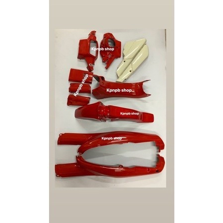 ชุดสีYamaha Y100สีแดงสด 11ชิ้น