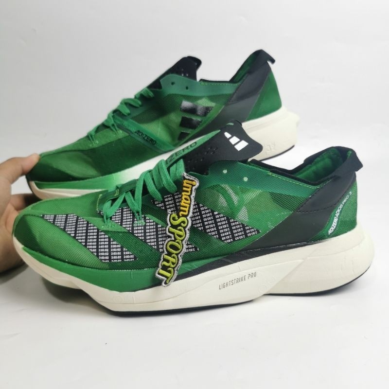 ADIDAS ADIZERO ADIOS PRO 3 สีเขียว  รองเท้ากีฬา