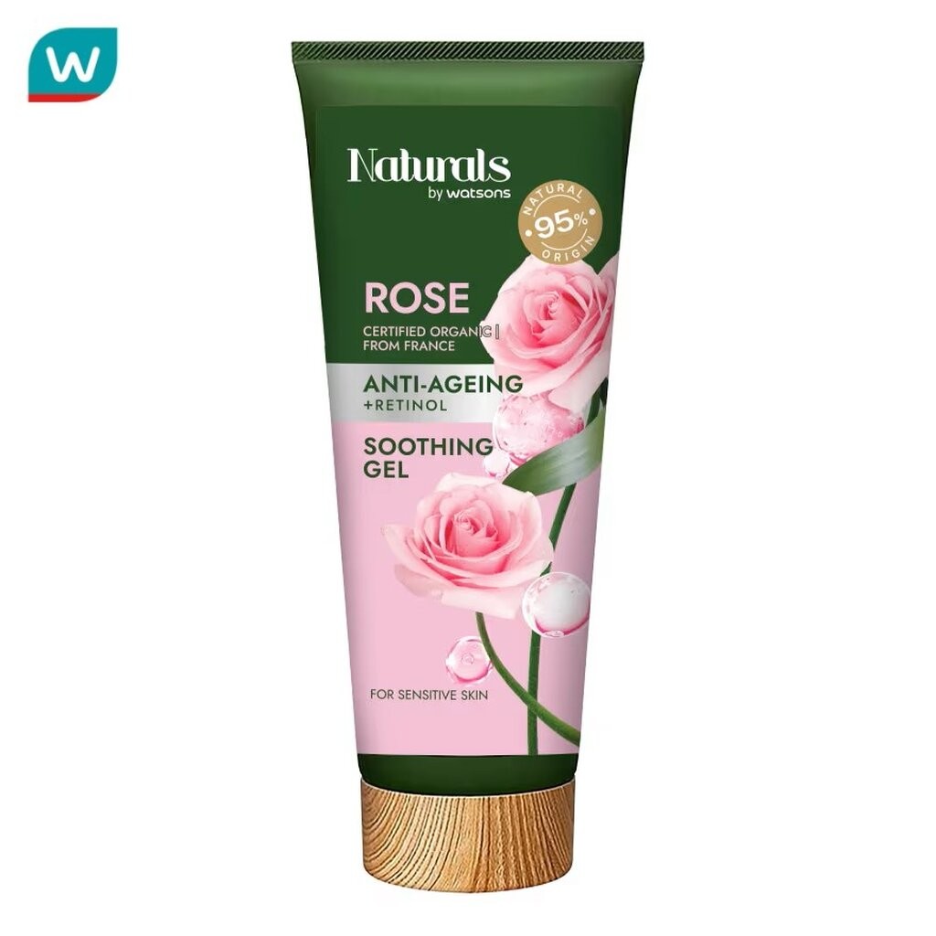 Naturals by Watsons เนเชอรัล บาย วัตสัน โรส แอนตี้-เอจจิ้ง ซูทติ้ง เจล