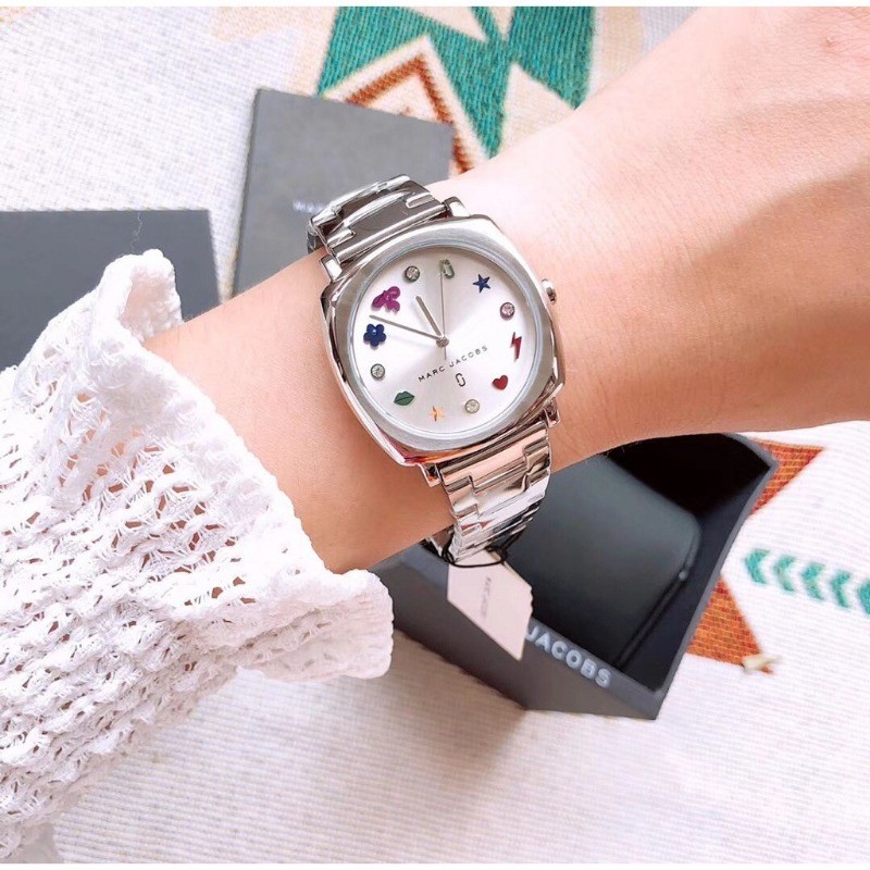 พร้อมสต็อก ！Marc jacobs MJ3548 MJ3549 MJ3550 - 34 mm 100% authentic brand name for women