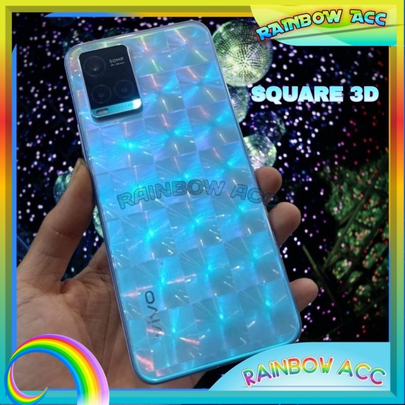 Backskin Garskin Skin carbon SQUARE 3D ASUS ZENFONE ป้องกันเชื้อรา ZEN 4 5 6 max 5Z 5Q Live L1 L2 M1