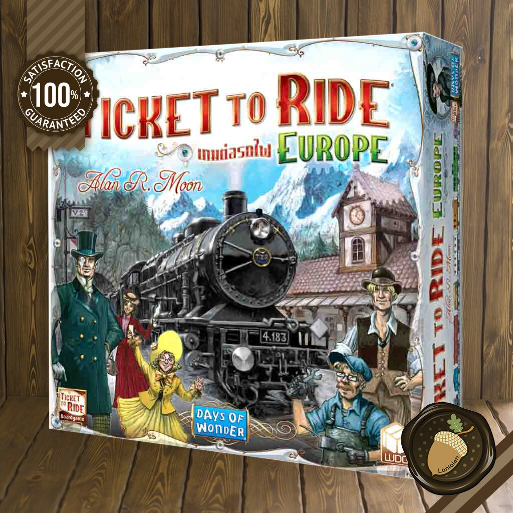 Ticket to Ride Europe [EN] / เกมต่อรถไฟยุโรป [TH] Board Game บอร์ดเกม