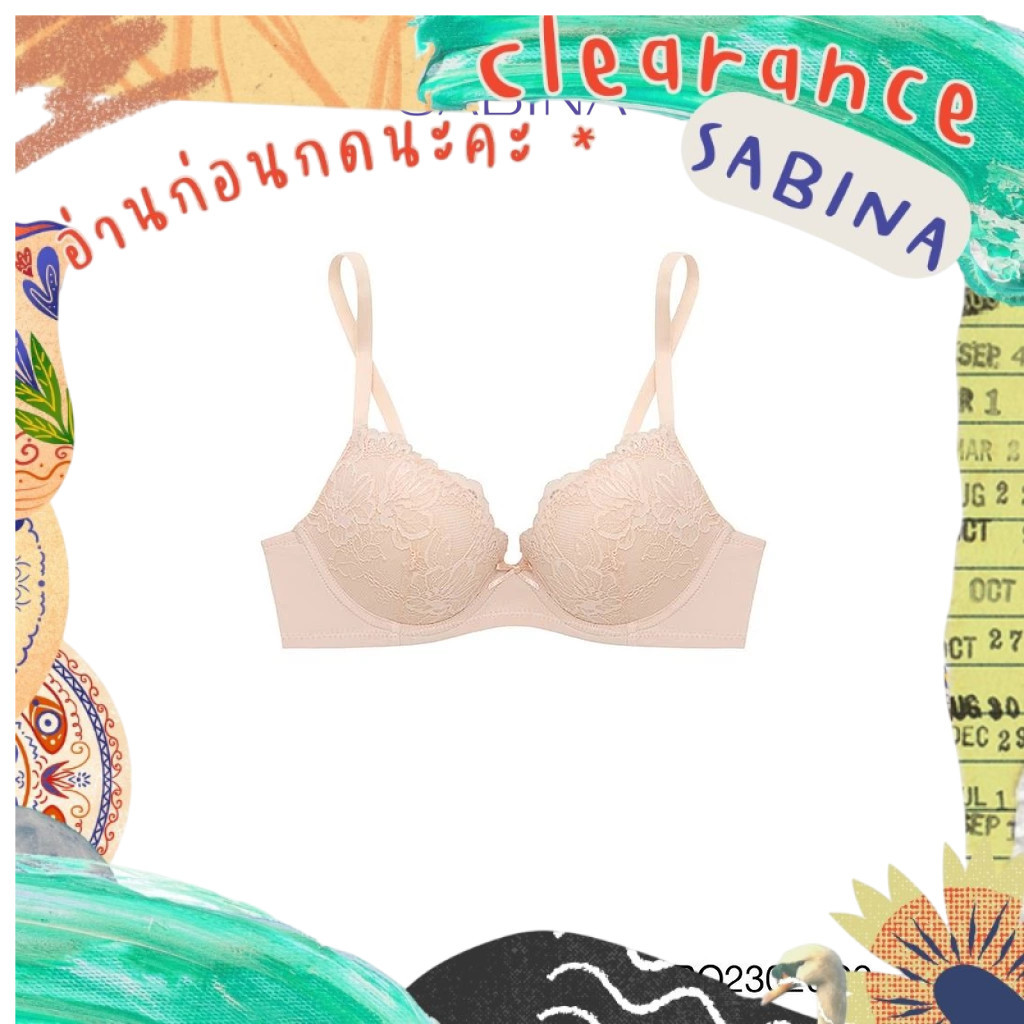 Sabina *clearance*อ่านก่อนกดนะคะ* Habpy Twenty Five Level 2 เสื้อชั้นใน มีโครง รหัส HBQ23020 - สีเนื้ออ่อน