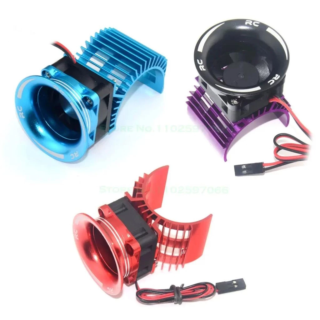 540 550 3674 36 มม.มอเตอร์ระบายความร้อน + พัดลมระบายความร้อน + Air Channe สําหรับ Traxxas fit Axial SCX10 WLtoys TAMIYA HSP 1/10 RC รถเรือ