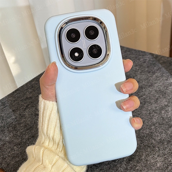 สำหรับเคส Redmi Note 14 13 5G เคส Redmi Note 14 13 Pro 5G เคส Redmi Note 14 13 Pro Plus เคสซิลิโคนสีทึบ เคสโทรศัพท์ดูดซับแรงกระแทก กรอบกระจกชุบไฟฟ้า ราคา ถูกที่สุด ดีลบีเคเค