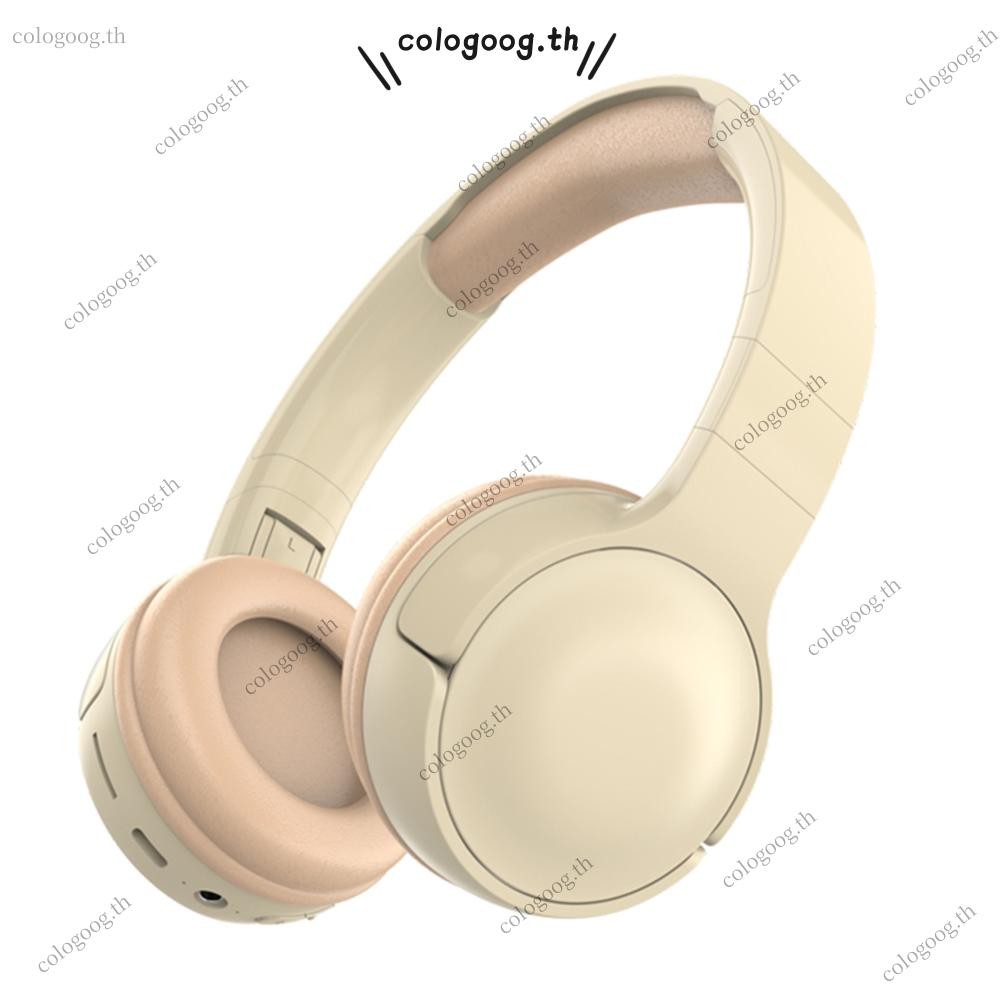 หูฟังครอบหูที่รองรับบลูทูธไร้สายชุดหูฟังเวลาเล่น 10 ชม. เบสลึก