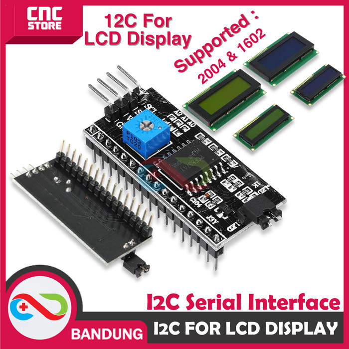 I2C SERIAL INTERFACE BOARD ADAPTER สําหรับ LCD CHARACTER -A