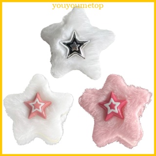 Youyo Pentacle Y2K กิ๊บติดผม รูปดาว สีชมพู สําหรับเด็กผู้หญิง