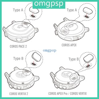 Omg ปลั๊กเซนเซอร์นาฬิกาข้อมือ กันฝุ่น สําหรับ Coros Apex42 มม. 46 มม. 10 ชิ้น