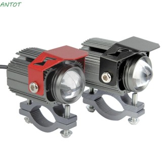 Antot 1/2 ชิ้น LED ไฟหน้า สากล ไฟหน้า ถนน Moto รถจักรยานยนต์ จักรยาน ไฟหน้า