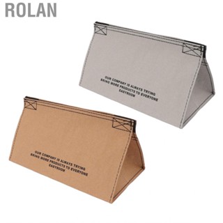 Rolan Tissue Dispenser Large  Washable Kraft Paper Holder for Bedroom