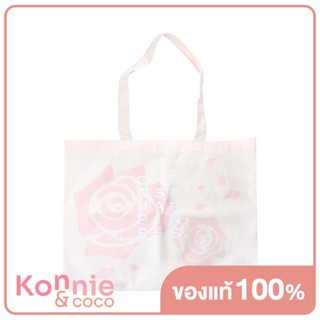 Lancome Choose Happiness Tote Bag ลังโคม กระเป๋าผ้า โดดเด่นด้วยลวดลายดอกกุหลาบ.