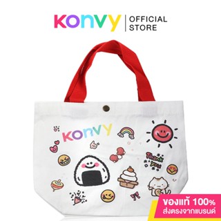 Konvy Portable Handing Bag กระเป๋าผ้าแบบบถือ ดีไซน์น่ารัก.