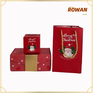 Rowans กล่องของขวัญเซอร์ไพรส์ ป๊อปอัพ แบบพับได้ สีแดง DIY 12 ชิ้น