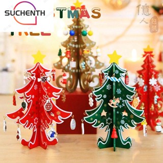 Suchenth จี้ไม้ แฮนด์เมด DIY สําหรับตกแต่งต้นคริสต์มาส