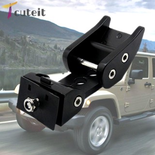 Tcuteit อะไหล่ฮู้ดเครื่องยนต์ ซ้าย ขวา กันกระสุน แบบเปลี่ยน สําหรับ 2007-2018 Model Jeep Wrangler JK 2 ชิ้น