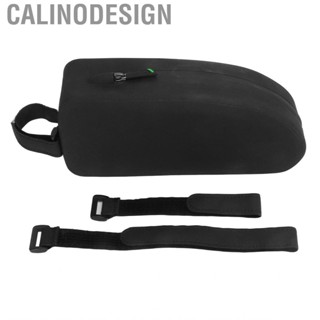 Calinodesign Bike Handlebar Bag  Top Tube Black Large Portable for Road