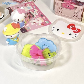 Bdgf กล่องเก็บอาหารกลางวัน ลายการ์ตูน Hello Kitty พร้อมฝาปิด น่ารัก สําหรับห้องครัว