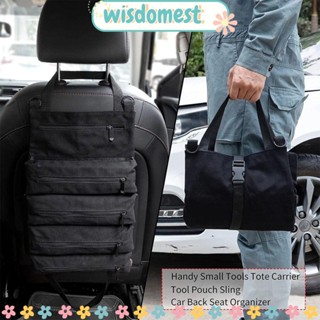 Wisdomest กระเป๋าผ้าแคนวาส มีซิป พับได้ สําหรับใส่เครื่องมือช่าง
